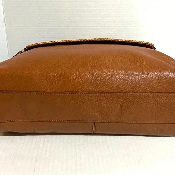 Massimo dutti brown leather crossbody handbag - Picture 3 of 15